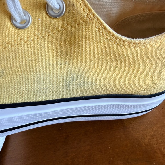 Converse Chuck Taylor All Star Low Top Yellow Canvas Sneakers Women's 8 -568627C - Picture 8 of 16